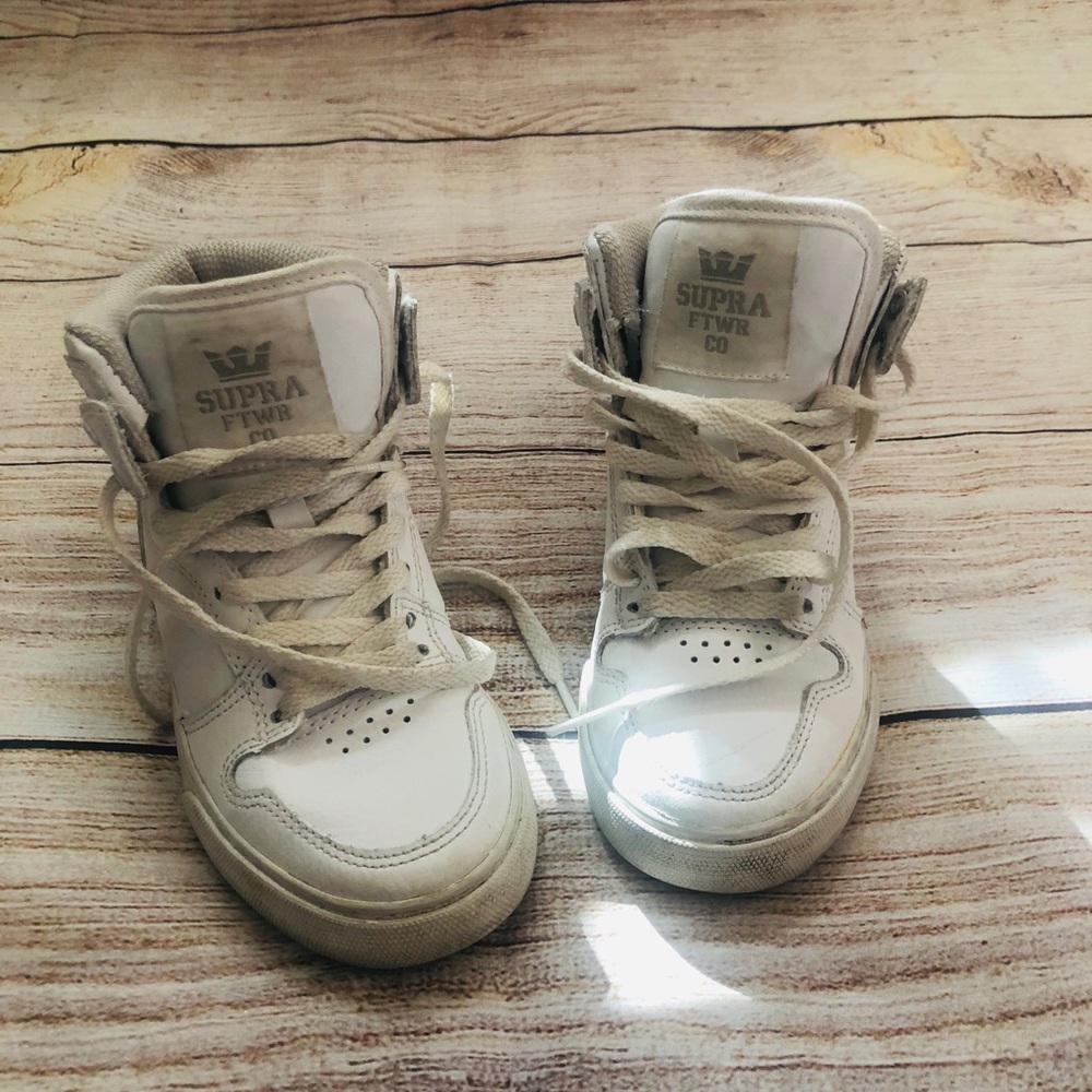 White Supra Sneakers